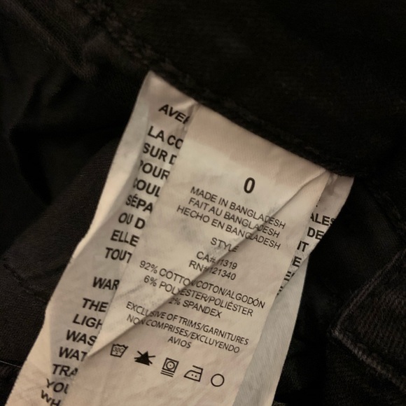 Black Distressed High-Rise Ripped Jeans - 0 - Picture 8 of 8